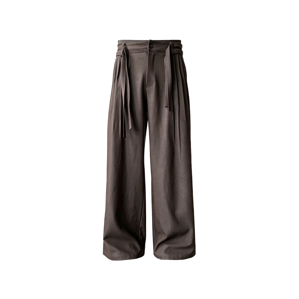 KREATE Double-Waist Pleated Trousers