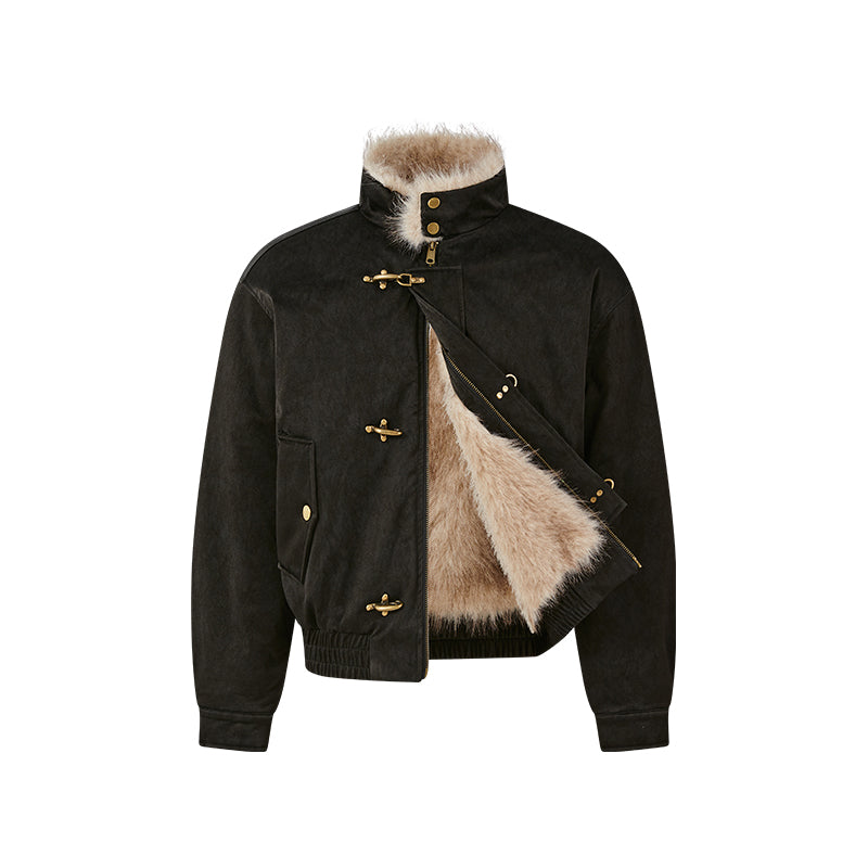 KREATE Dark Eagle PU Harrington Jacket