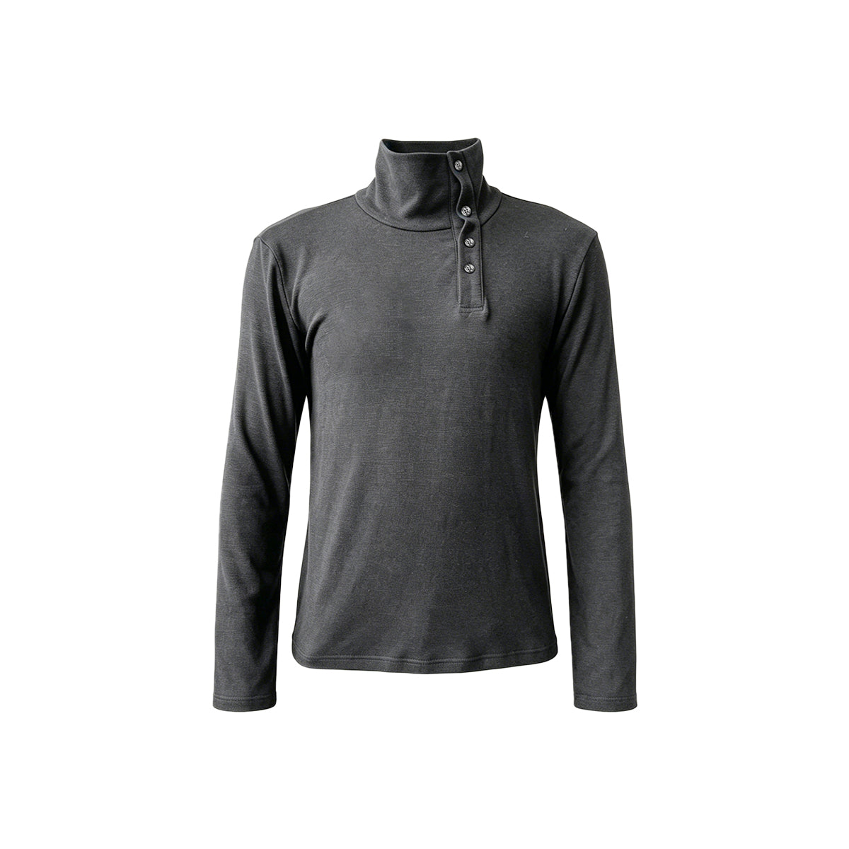 KREATE Asymmetric Henley Long-Sleeve Tee