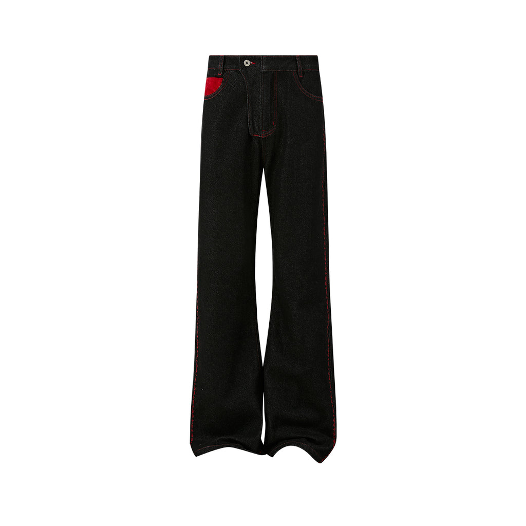 KREATE Red Viper Raw Denim Jeans