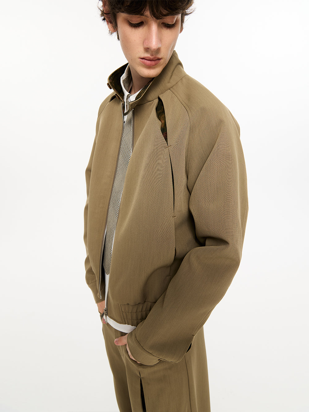KREATE Floating Shadow Harrington Jacket