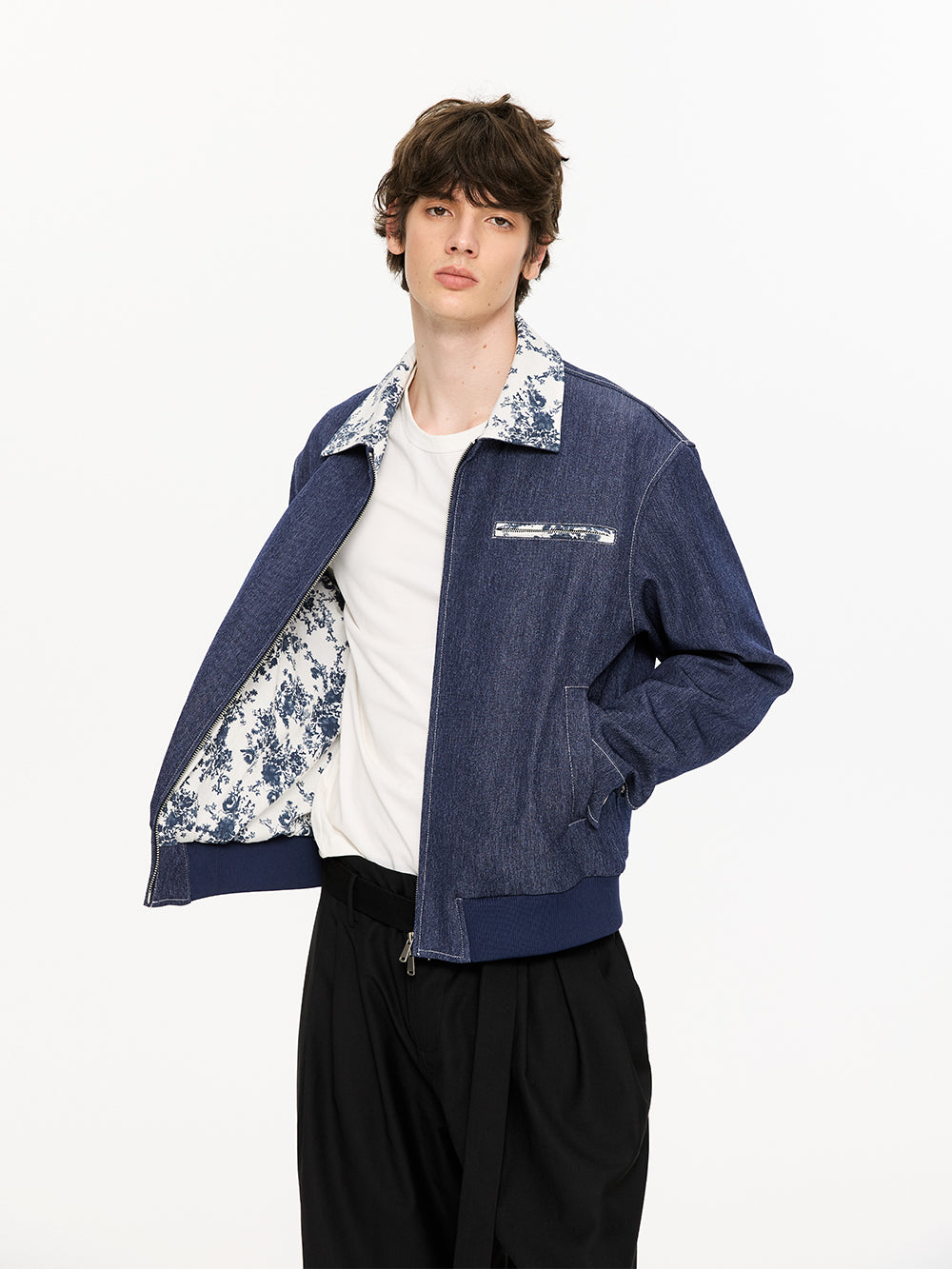 KREATE Canel?? Floral Harrington Jacket