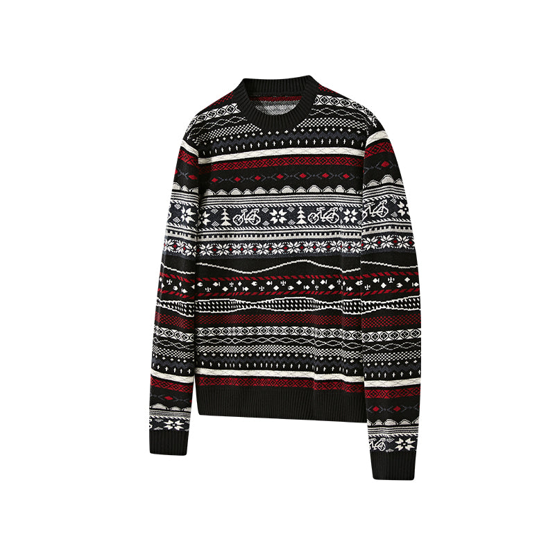 KREATE Fair Isle Crewneck Sweater
