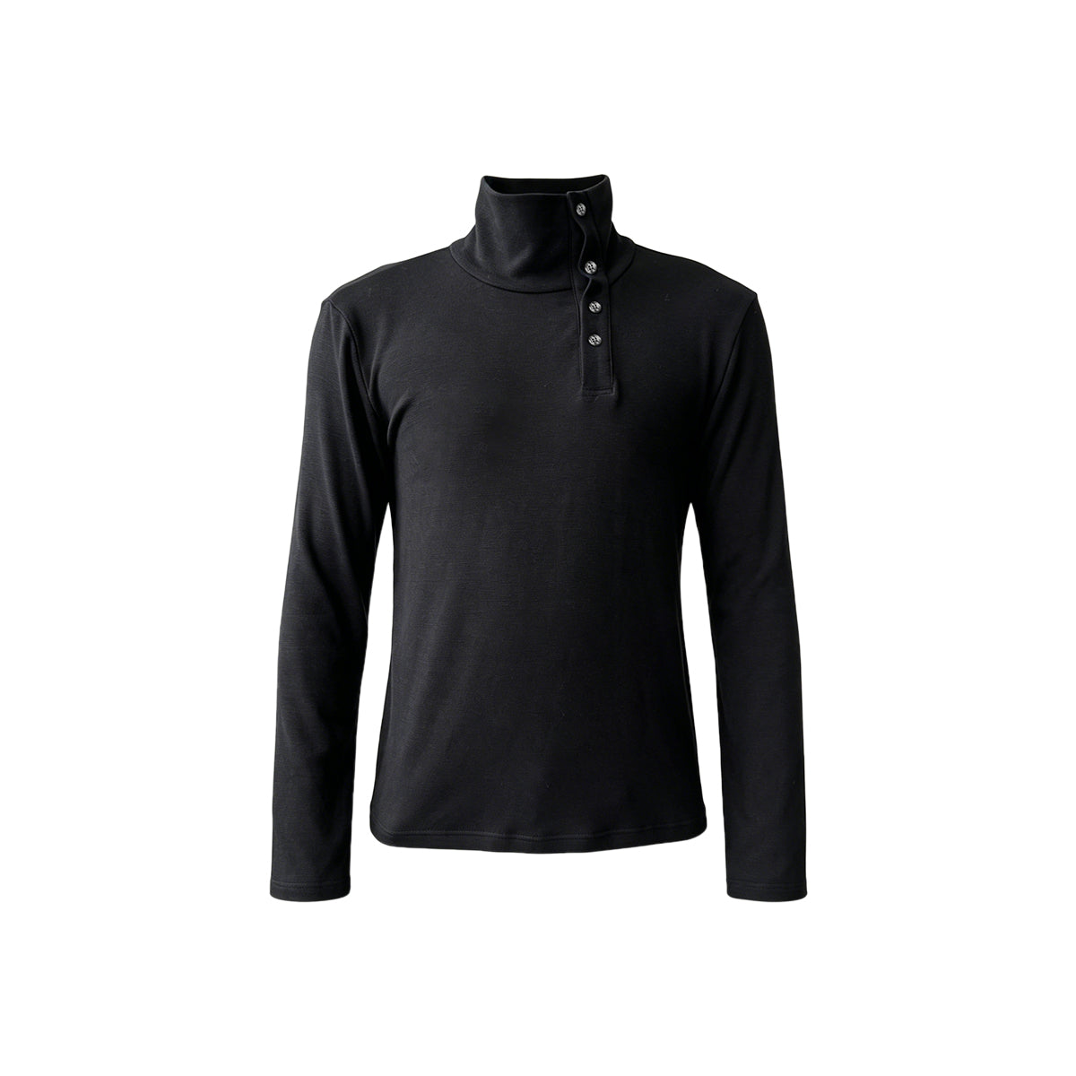 KREATE Asymmetric Henley Long-Sleeve Tee