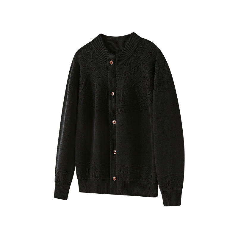KREATE Monet Double-Placket Cardigan