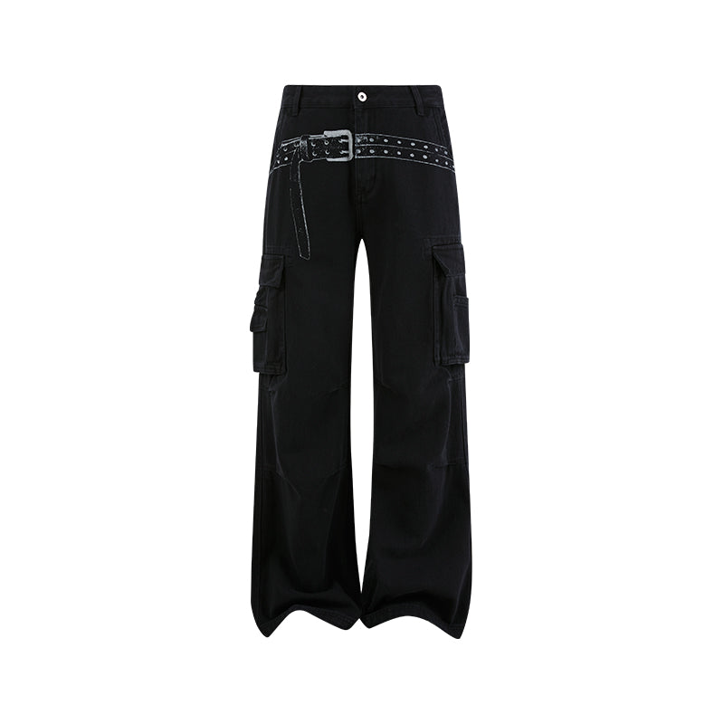 KREATE Washed Cargo Pants