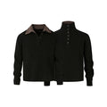 KREATE Double-Collar Textured Sweater