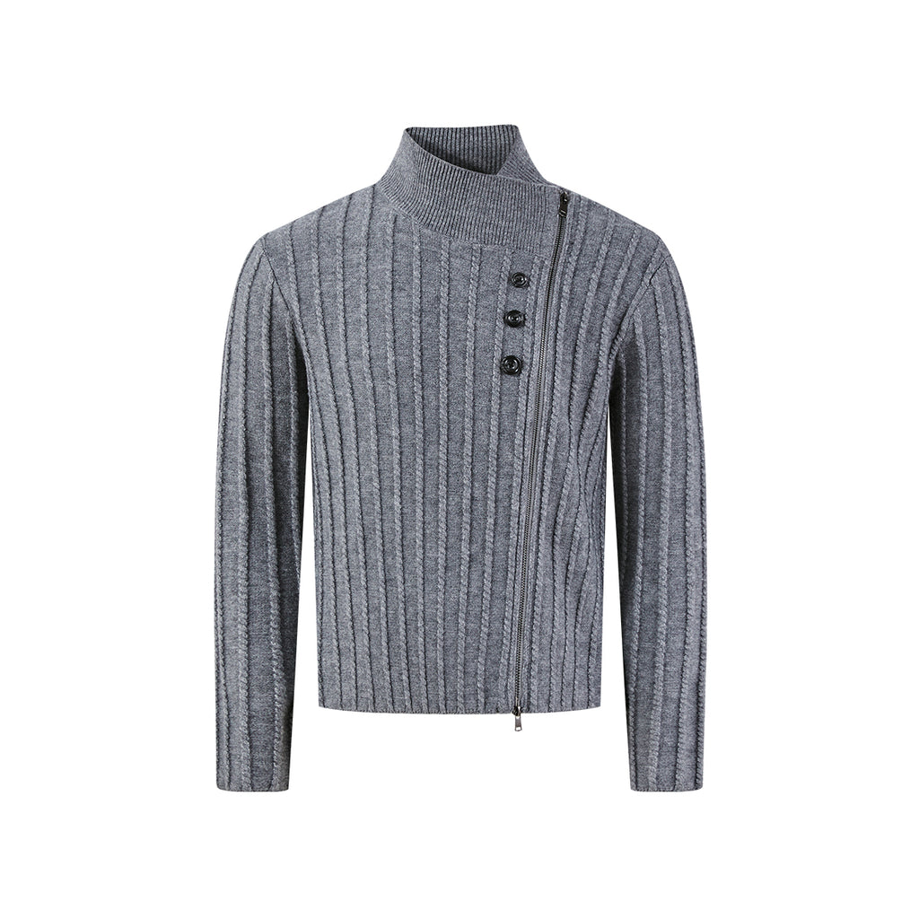 KREATE Deconstructed Cross-Collar Sweater