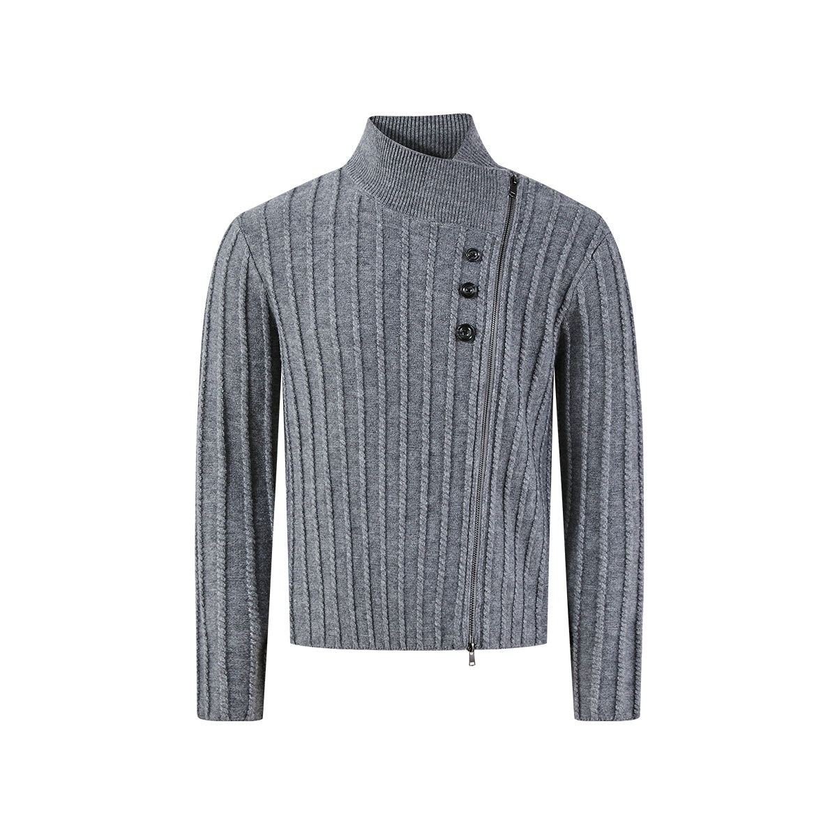 KREATE Deconstructed Cross-Collar Sweater
