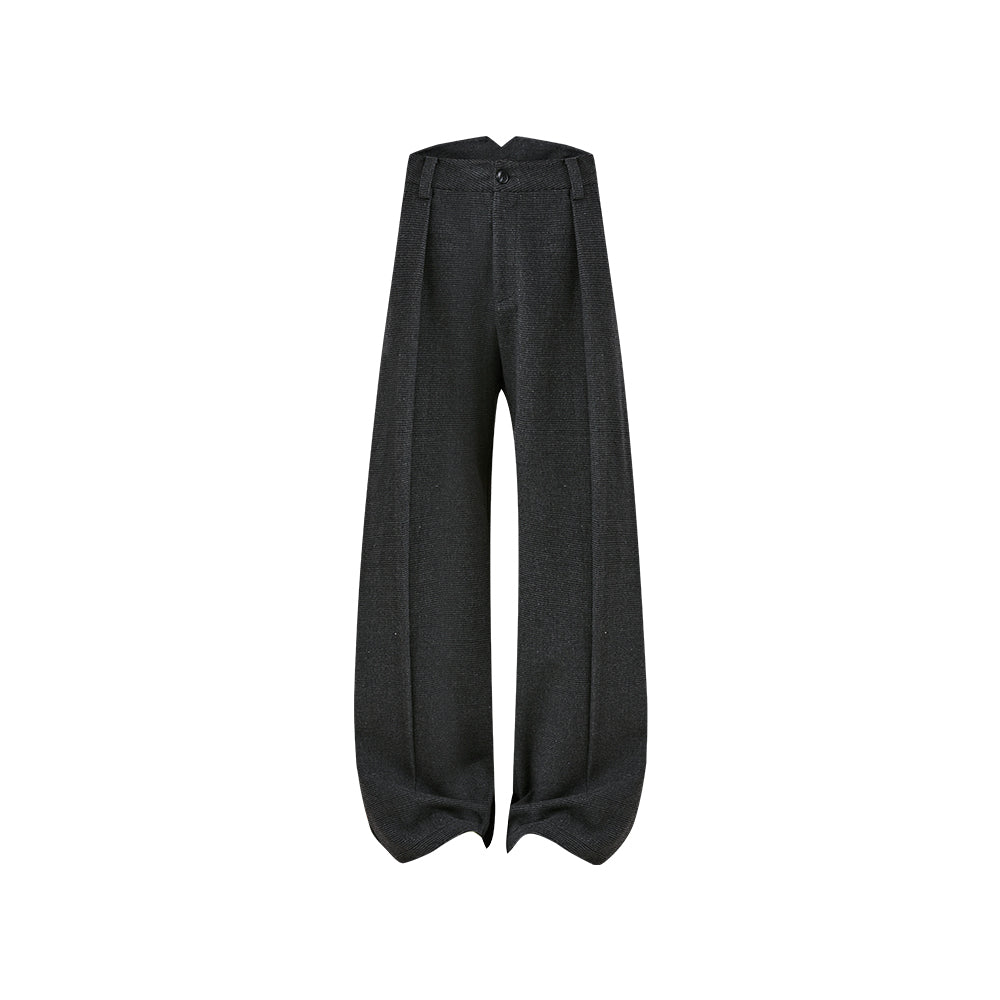 KREATE Textured Wool Houndstooth Trousers