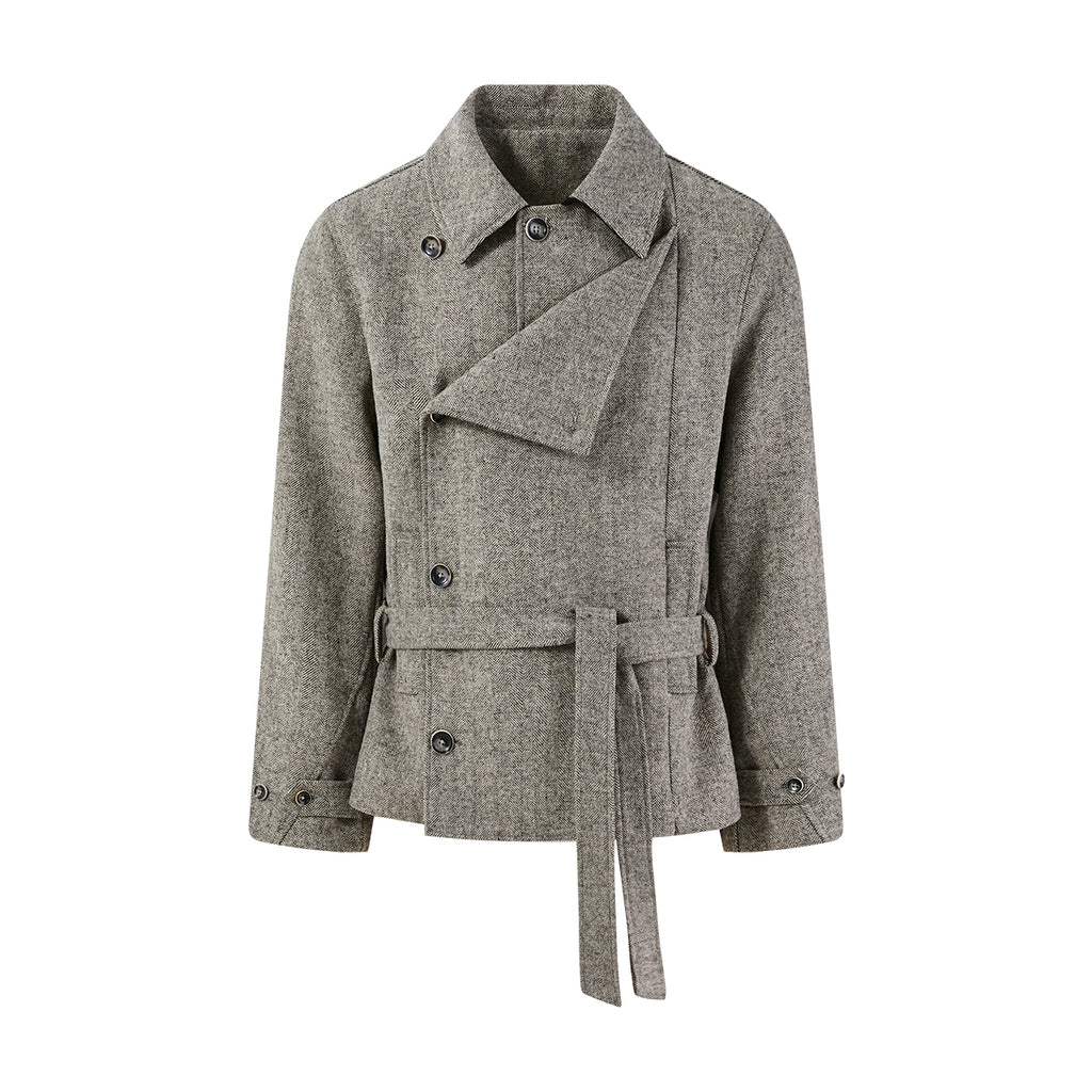 KREATE Bound Wild Wool Herringbone Coat