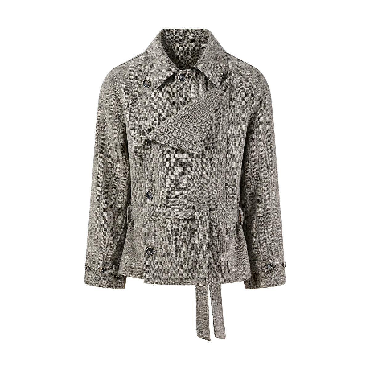 KREATE Bound Wild Wool Herringbone Coat