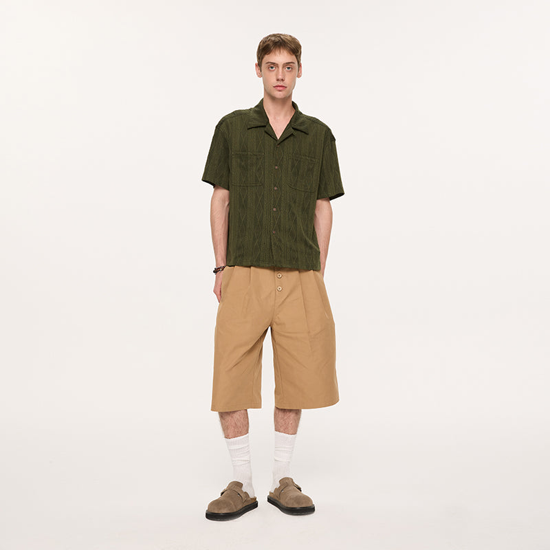 KREATE Soft Jacquard Knit Shirt