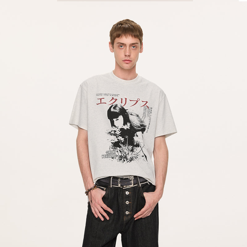 KREATE Vintage Portrait Floral Tee