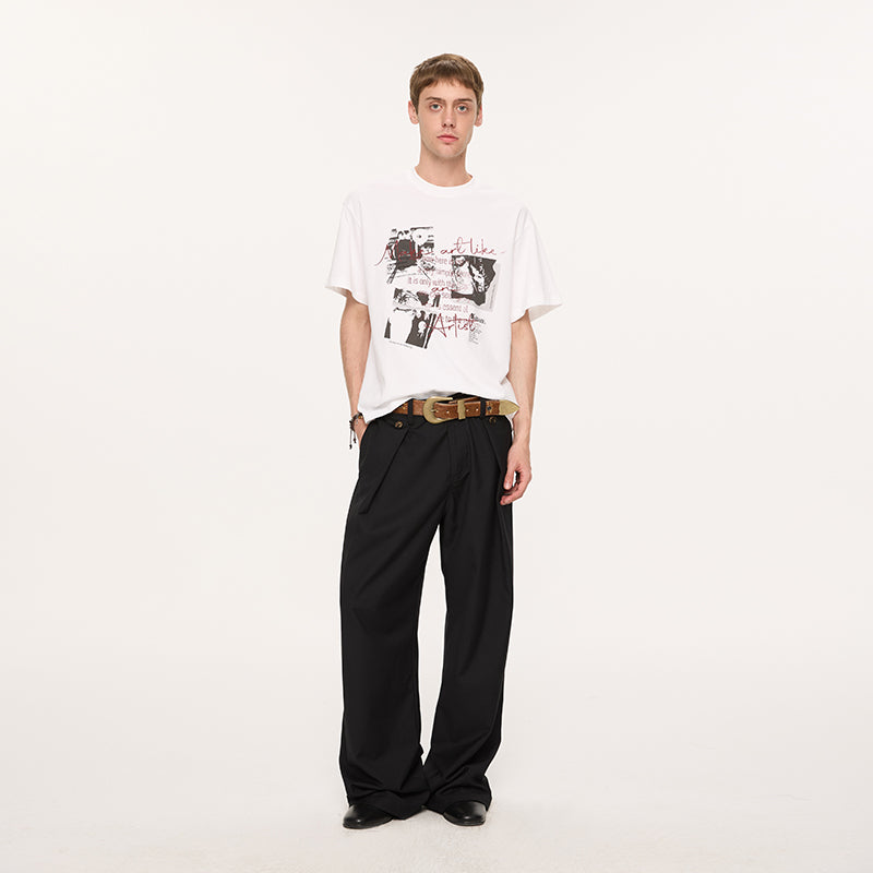 KREATE Relaxed Turn-Up Trousers
