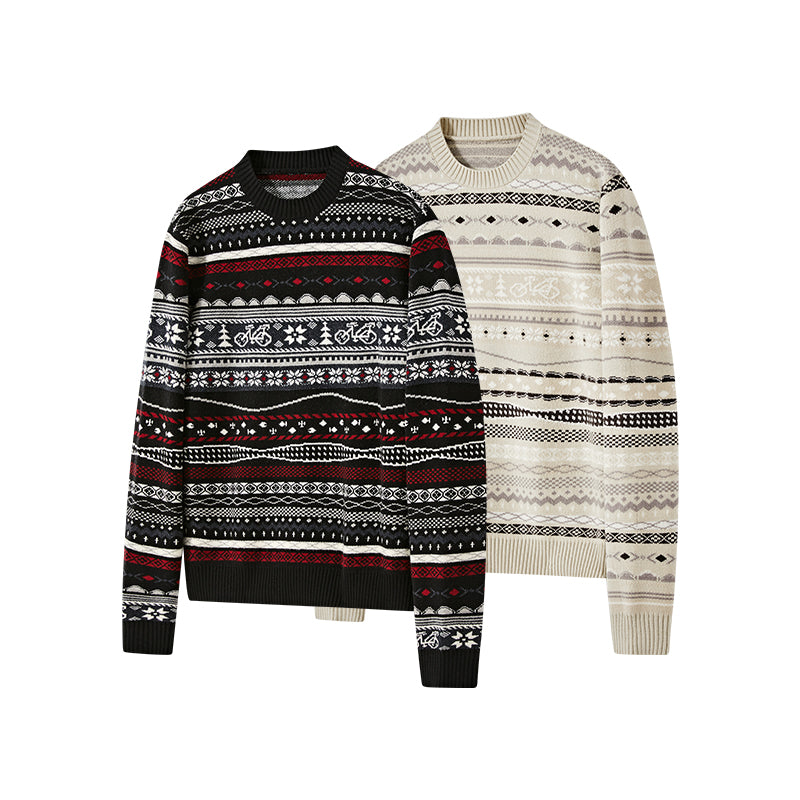 KREATE Fair Isle Crewneck Sweater