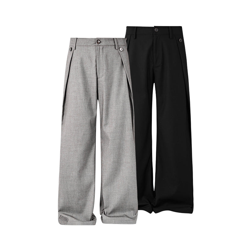 KREATE Relaxed Turn-Up Trousers