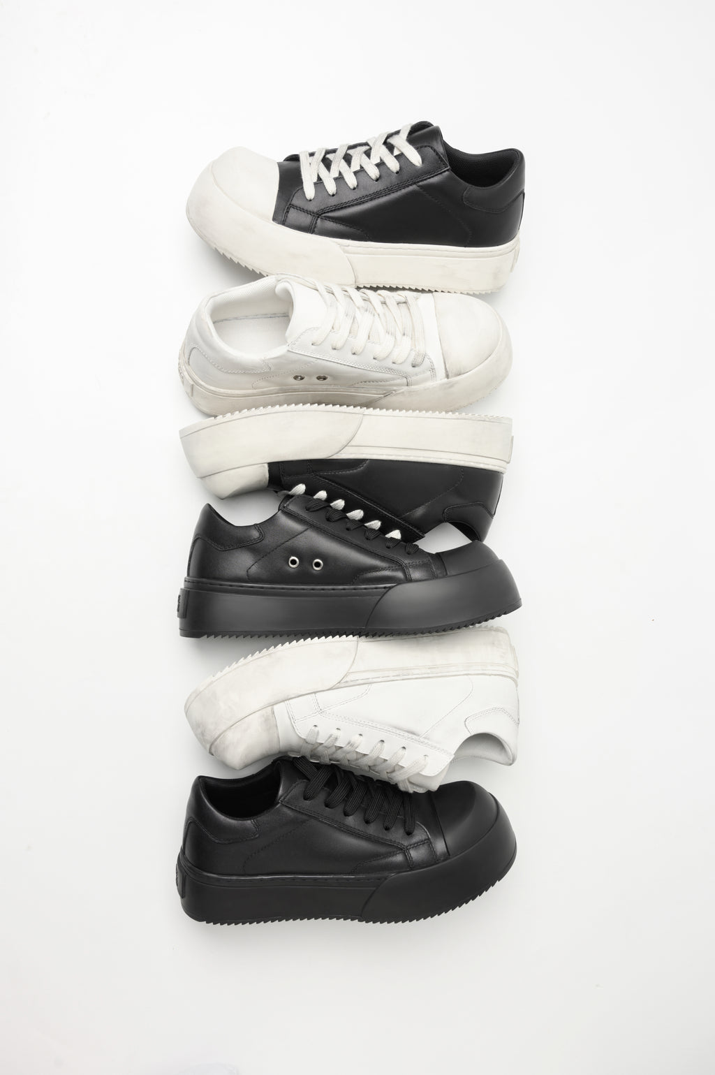KREATE Jumbo Leather Sneakers