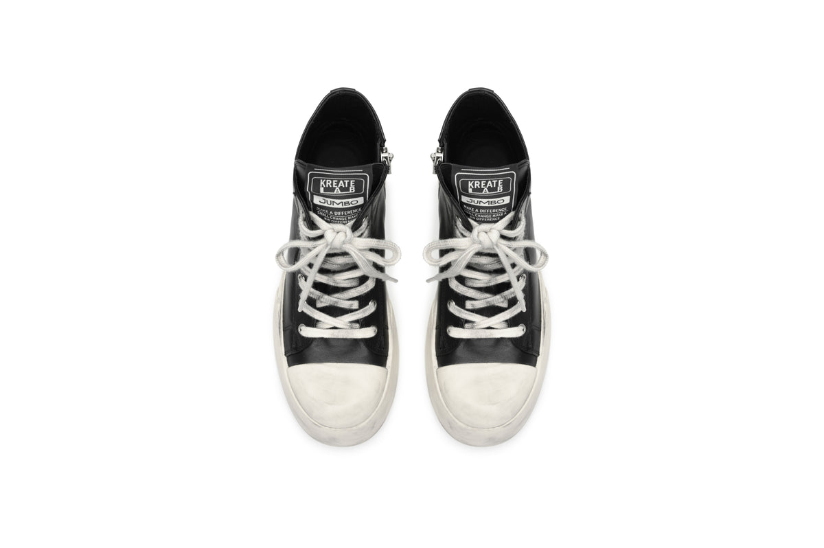 KREATE Jumbo High Leather Sneakers