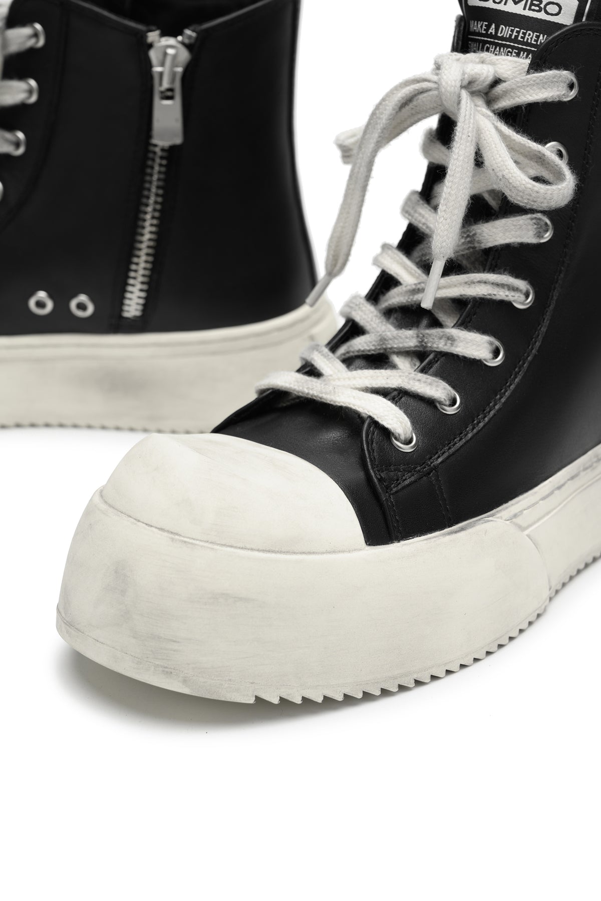 KREATE Jumbo High Leather Sneakers