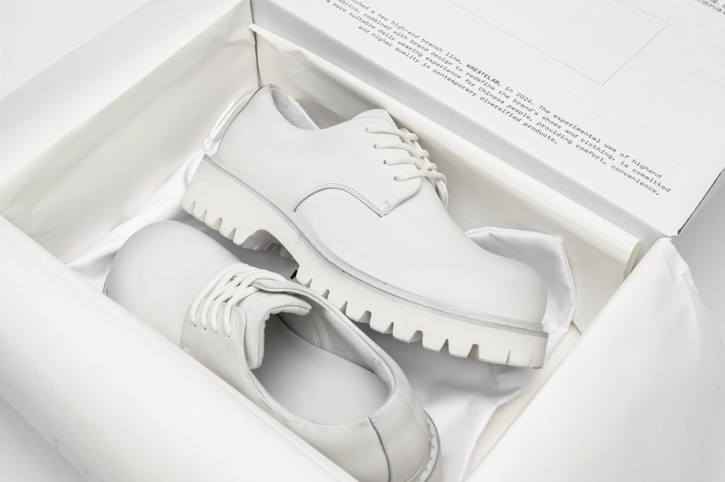 KREATE Nubuck Platform Derby Shoes