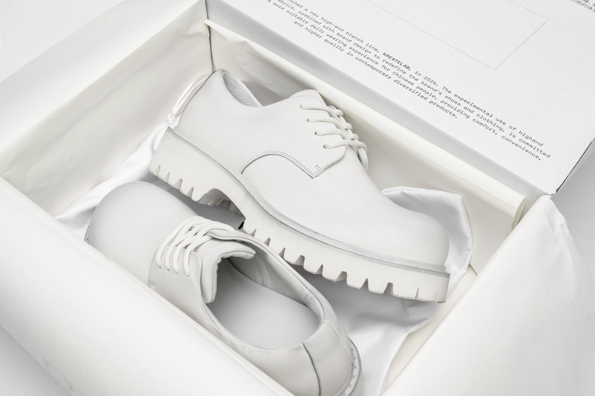 KREATE Nubuck Platform Derby Shoes