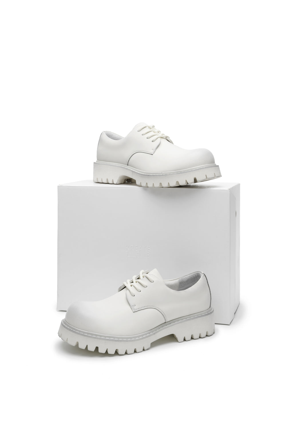 KREATE Nubuck Platform Derby Shoes
