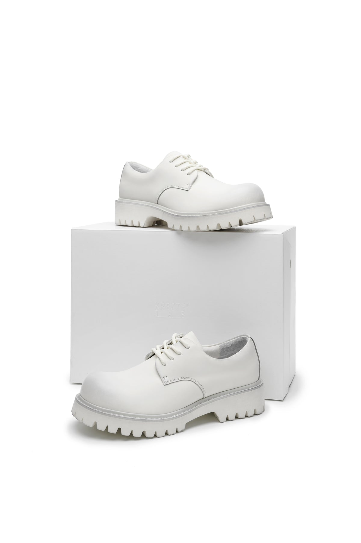KREATE Nubuck Platform Derby Shoes
