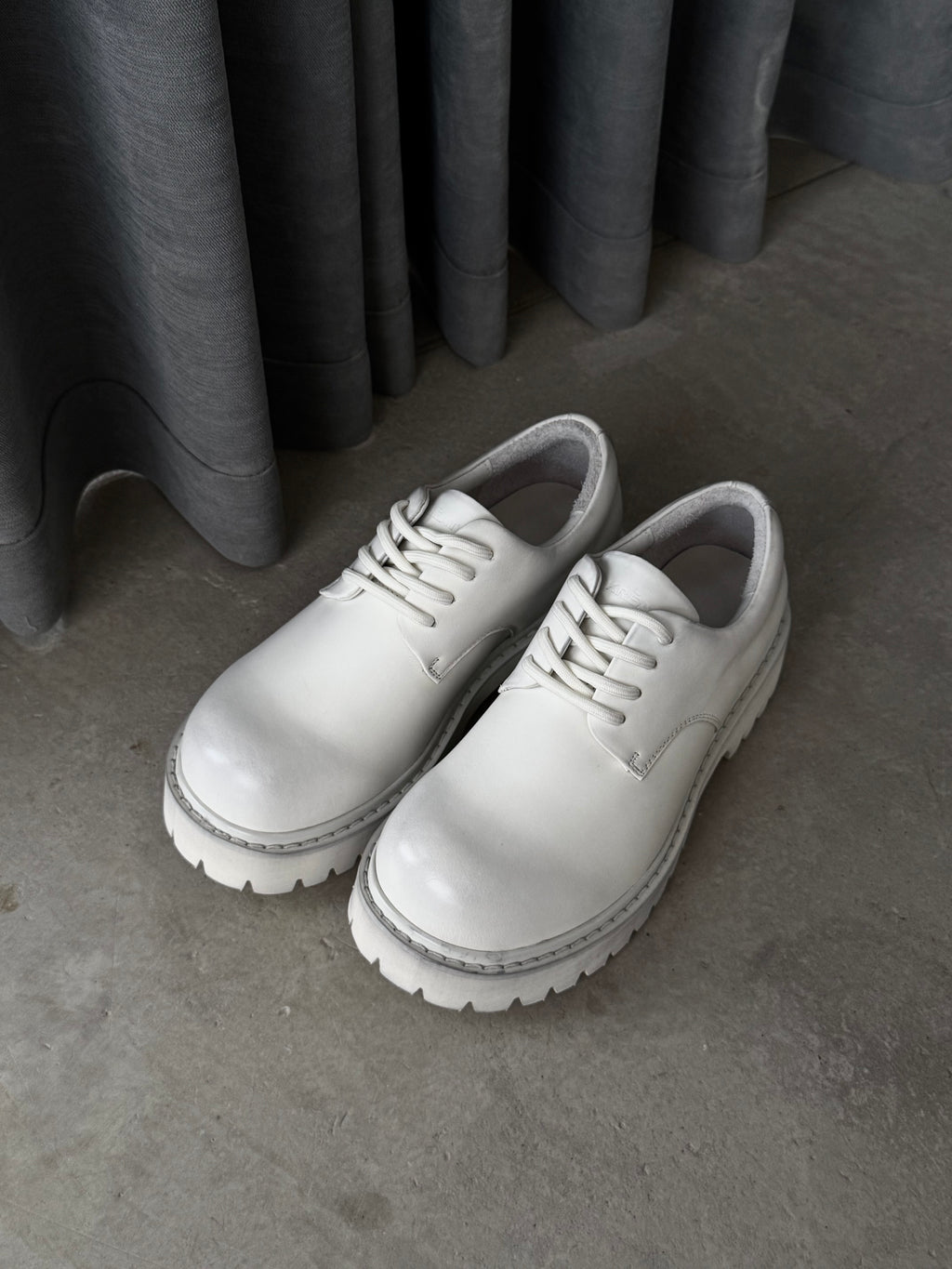 KREATE Nubuck Platform Derby Shoes