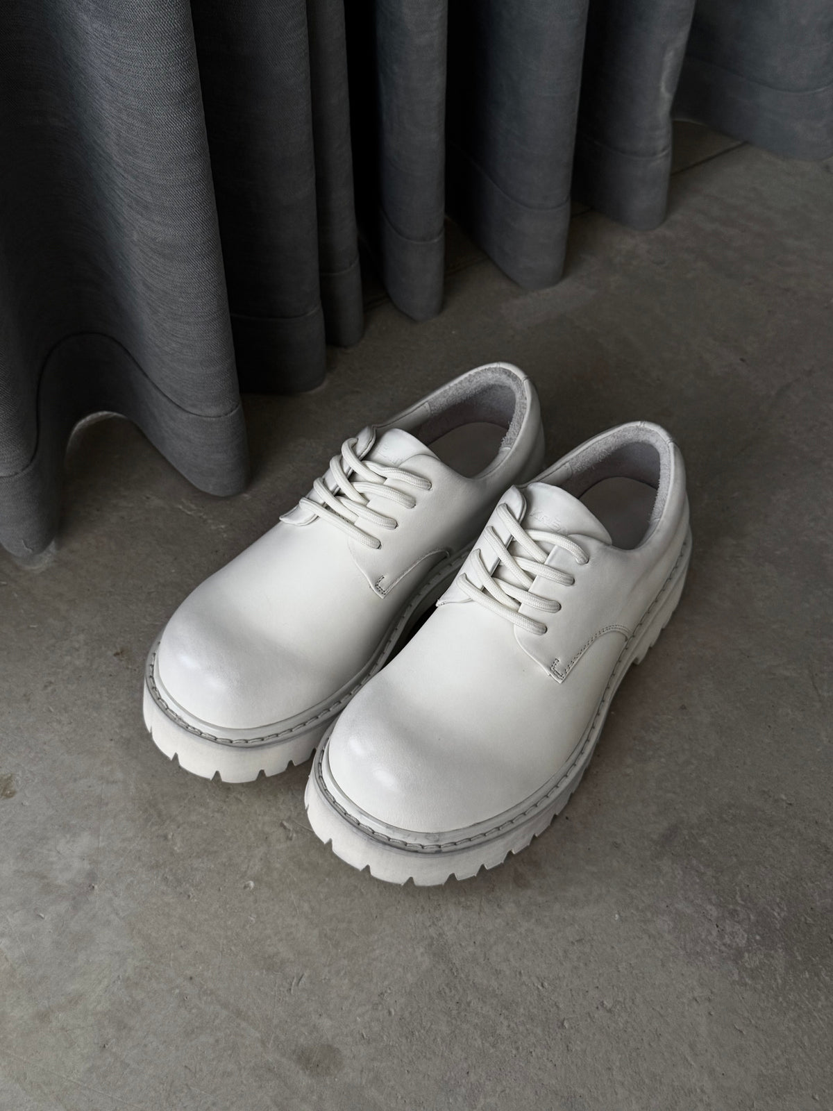 KREATE Nubuck Platform Derby Shoes