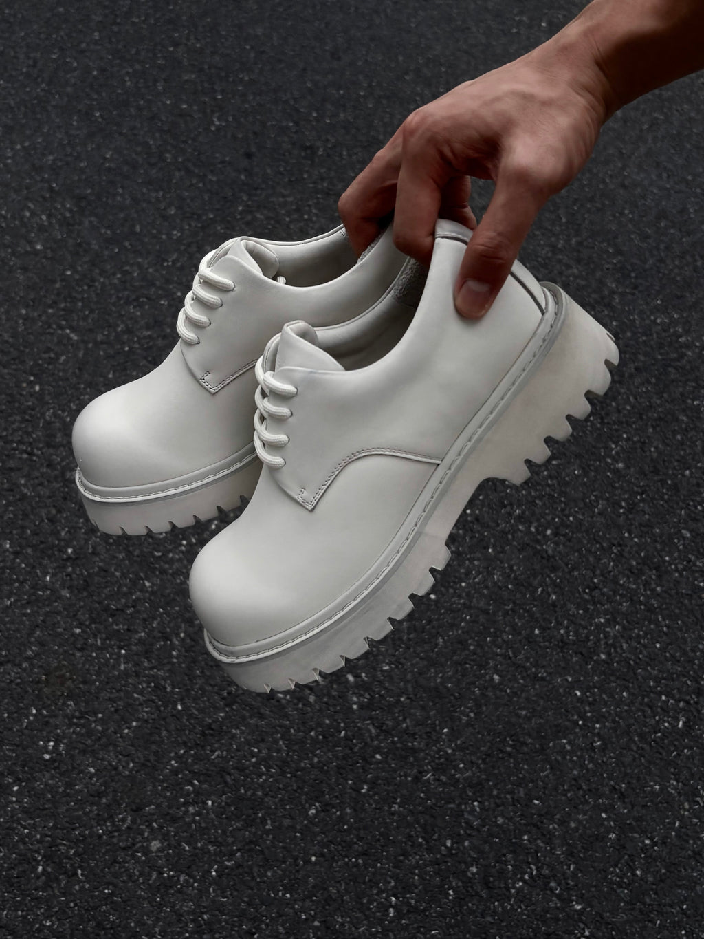 KREATE Nubuck Platform Derby Shoes